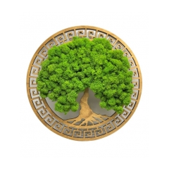 Machový obraz Strom života grecky vzor 30cm